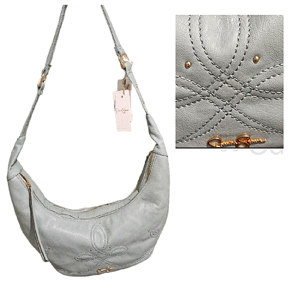 NEW! JESSICA SIMPSON Vegan Leather Hobo  Shoulder Bag Purse.